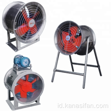 Explosion Proof Ventilasi saluran blower aksial Ventilador kipas